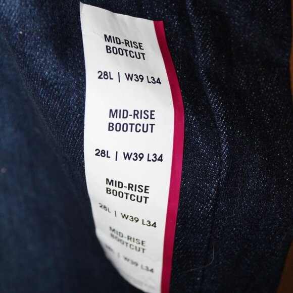 Levi Strauss Signature Gold Womens Plus Size Mid Rise Bootcut 28 L W38 x L34 - Picture 6 of 6